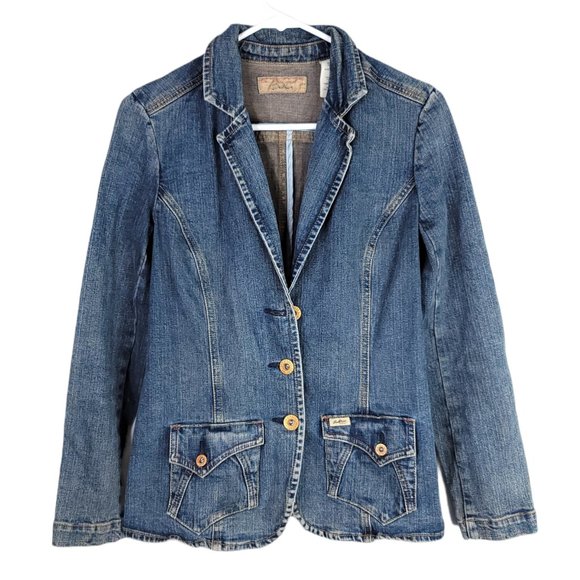 Levis ladies fitted jean jacket with pockets - Picture 1 of 6